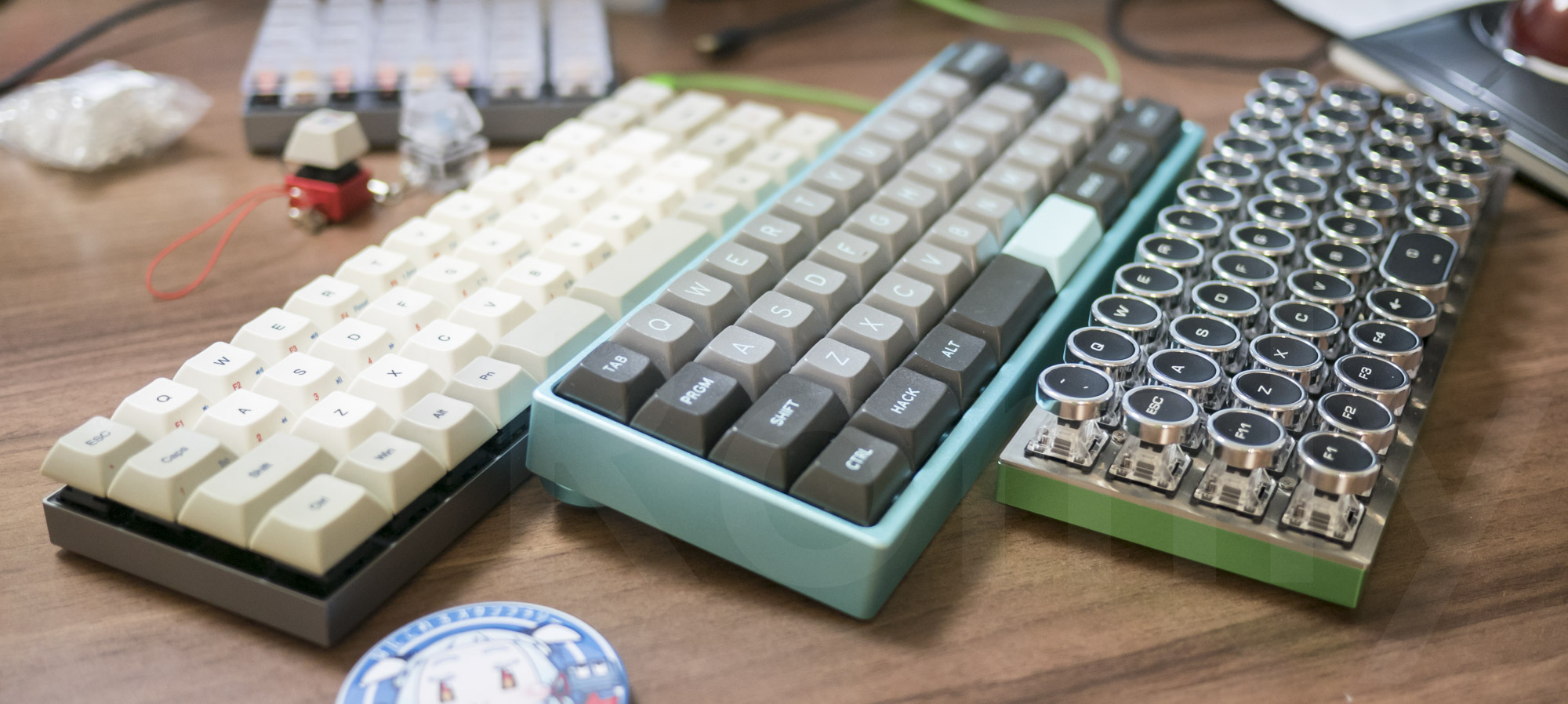 Vortex CORE, MiniVan, Planck Keyboards
