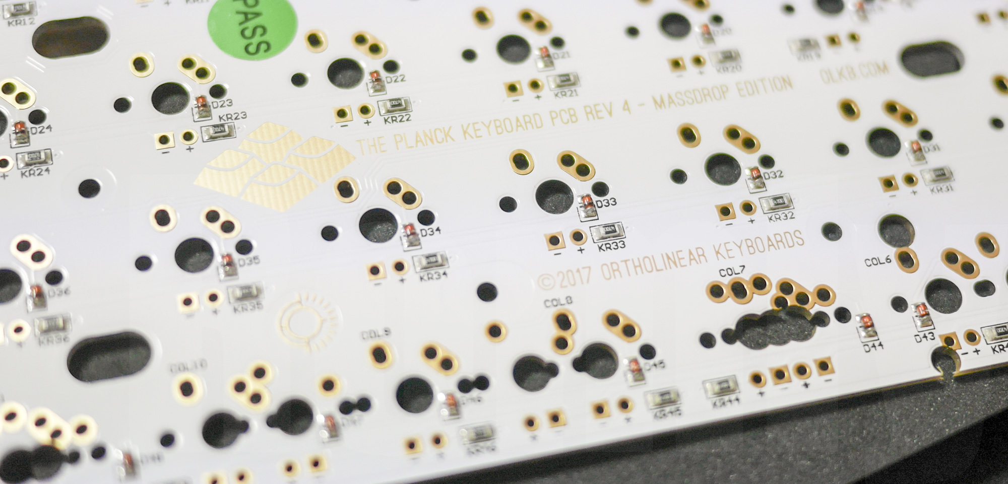 Diodes on Planck PCB