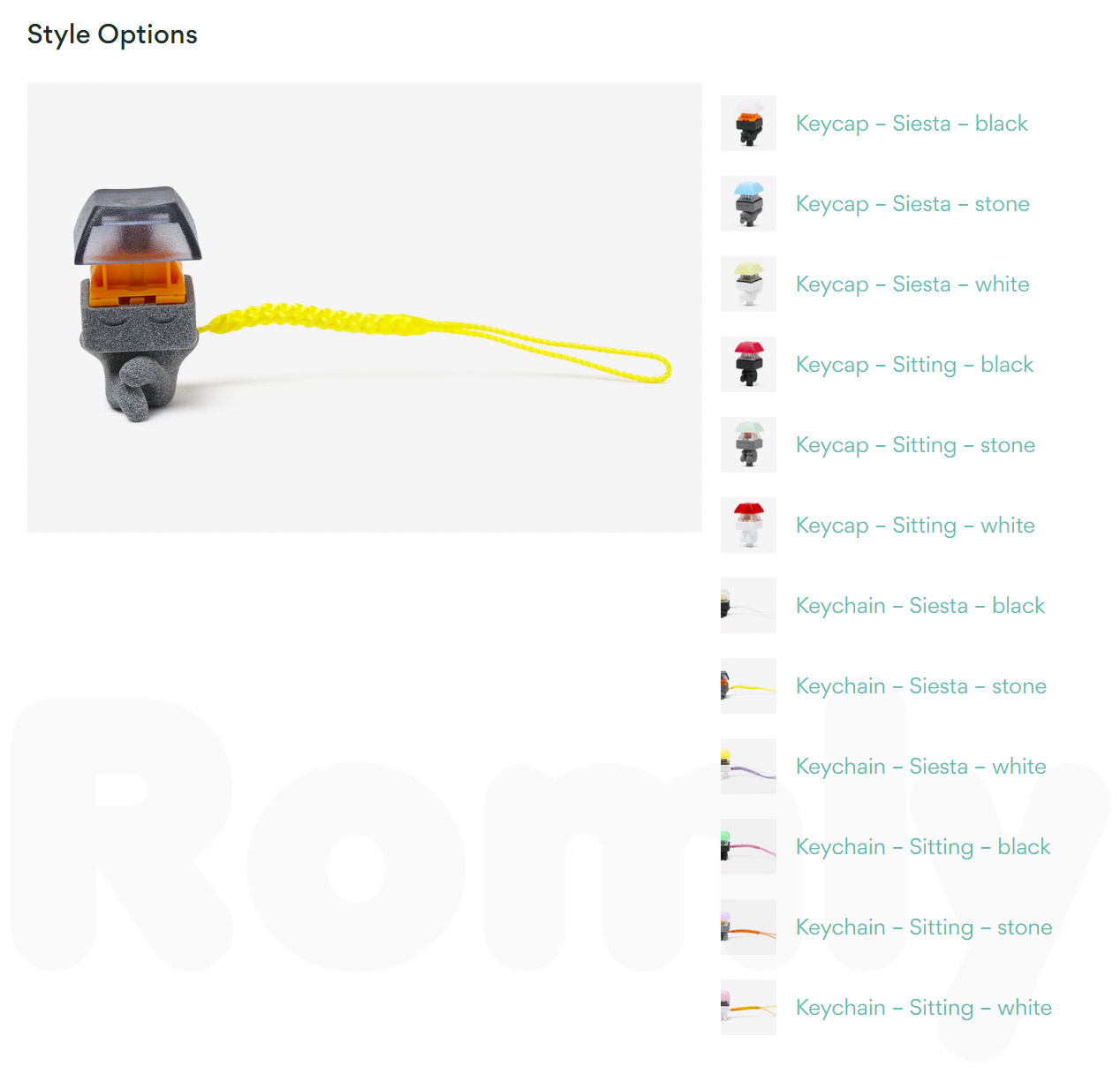 Keycappie Massdrop 2nd round style options