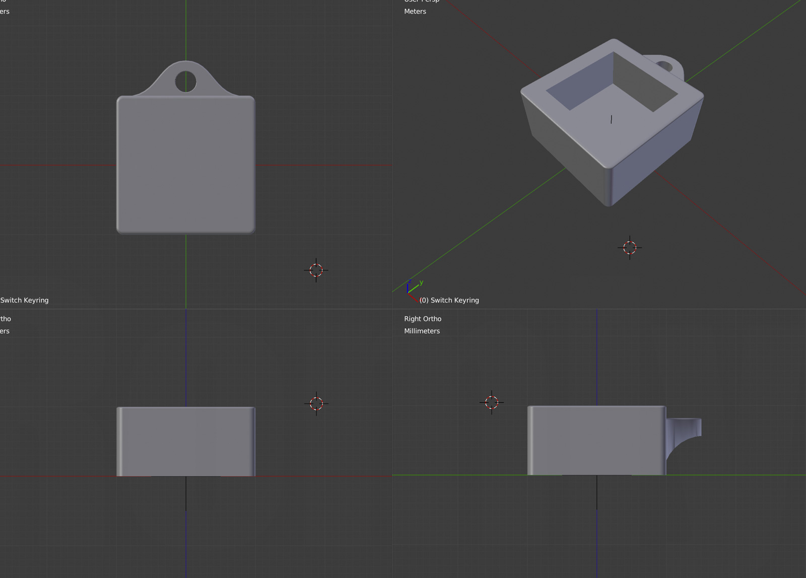 Cherry Mxキーホルダー作るよ その1 Blenderことはじめ Romly