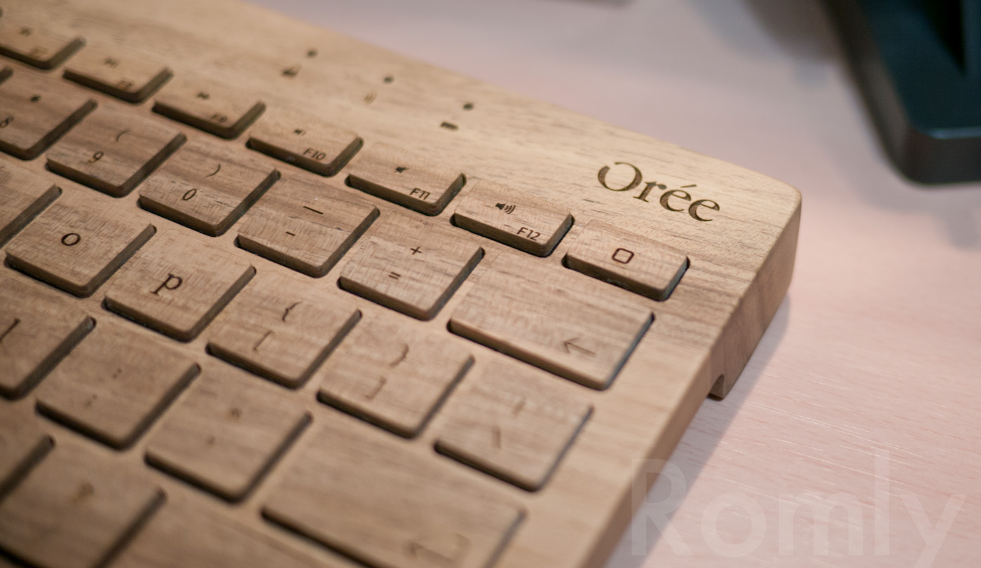 究極のおしゃれキーボード Oree Board Walnut 到着 Romly